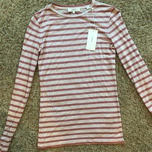 Vince long sleeved stripe tee